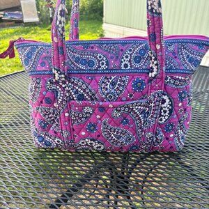 Vintage Vera Bradley Boysenberry Shoulder Purse Bag